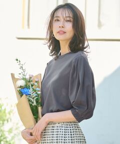 ANY / エニィ カットソー | 【洗濯機可・UVケア】ビューティベーシックタックスリーブ Tシャツ