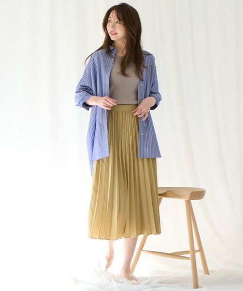 ANY / エニィ シャツ・ブラウス | 【UVケア・吸水速乾・接触冷感】ラク映えドライシャツ | 詳細3