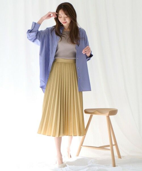 ANY / エニィ シャツ・ブラウス | 【UVケア・吸水速乾・接触冷感】ラク映えドライシャツ | 詳細4