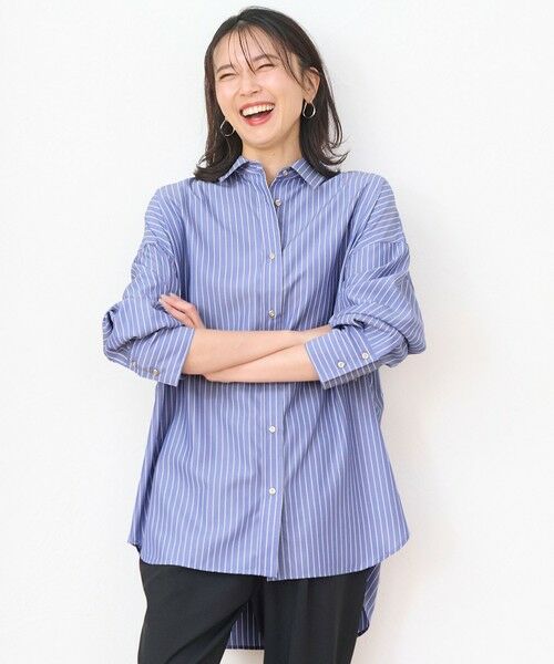 ANY / エニィ シャツ・ブラウス | 【UVケア・吸水速乾・接触冷感】ラク映えドライシャツ | 詳細8