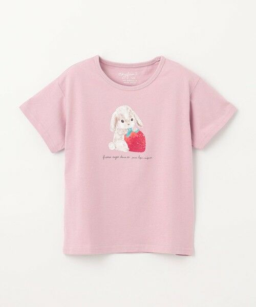 any FAM / エニィファム カットソー | 水彩風 アニマルプリント Ｔシャツ | 詳細3