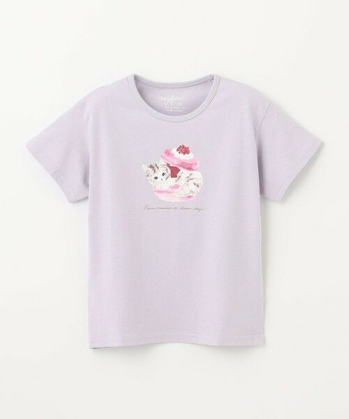 any FAM / エニィファム カットソー | 水彩風 アニマルプリント Ｔシャツ | 詳細13