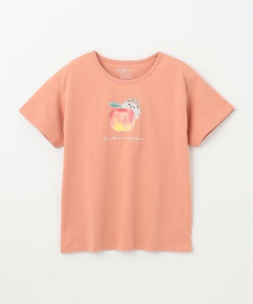 any FAM / エニィファム カットソー | 水彩風 アニマルプリント Ｔシャツ | 詳細6