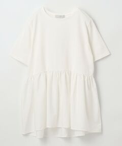 ANY / エニィ カットソー | 【洗濯機可能】ペプラム チュニック丈トップス