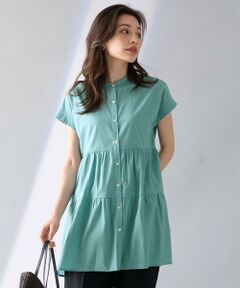 ANY / エニィ シャツ・ブラウス | 【洗濯機可能】シルキーソフトティアードブラウス