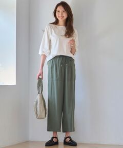 ANY / エニィ その他パンツ | 【ウエストゴム/UVケア/接触冷感】清涼リラックスワイドパンツ