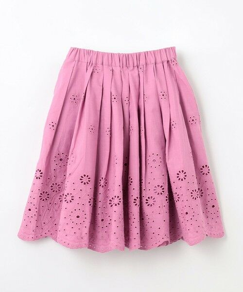 any FAM / エニィファム ミニ・ひざ丈スカート | 裾 刺繍 スカート | 詳細3