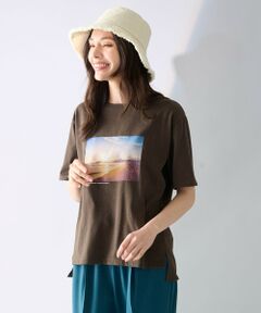 【接触冷感/UVケア】アソートロゴ半袖Tシャツ