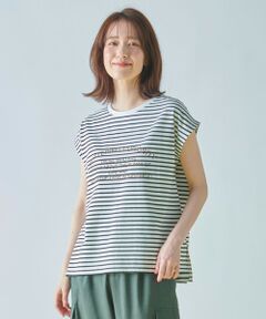 フロッキーロゴフレンチスリーブTシャツ