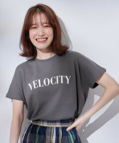 ドルマンスリーブロゴTシャツ