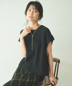 ANY / エニィ ニット・セーター | 【洗濯機可】フレンチスリーブニットソー