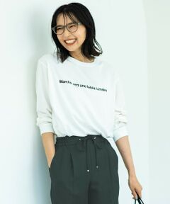 ANY / エニィ カットソー | アソートロゴ長袖Ｔシャツ