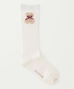 ANY / エニィ ソックス | ハイソックス（アニマル サガラ刺繍）