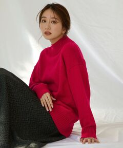 ANY / エニィ ニット・セーター | 【洗濯機可能/6色展開】ラムウールハイネックニット