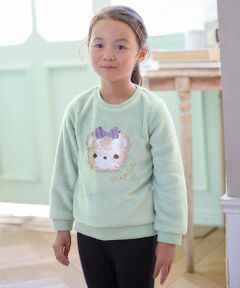 ANY / エニィ スウェット | 両面 フリース スパンコール トレーナー