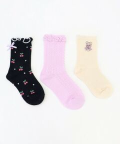 ANY / エニィ ソックス | 【3点セット】ソックス (スクール)