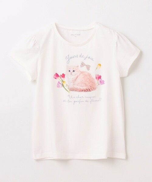 any FAM / エニィファム カットソー | フォトプリント ネコ Tシャツ | 詳細5