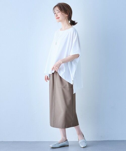 ANY / エニィ ミニ・ひざ丈スカート | 【セットアップ可能/UVケア/接触冷感/ストレッチ】イージーケアタイトスカート | 詳細9