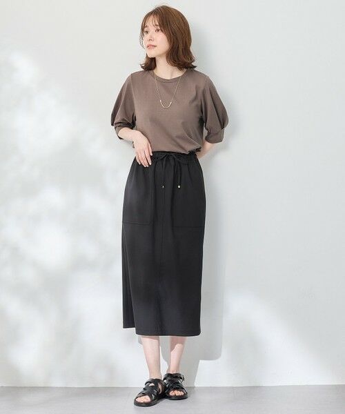 ANY / エニィ ミニ・ひざ丈スカート | 【セットアップ可能/UVケア/接触冷感/ストレッチ】イージーケアタイトスカート | 詳細30