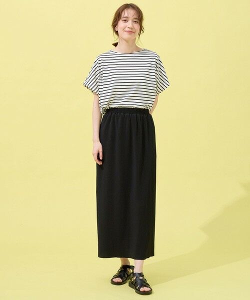 any FAM / エニィファム ミニ・ひざ丈スカート | 【洗濯機可】プリーツジャージタイトスカート | 詳細15