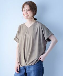 【洗濯機可】カシュクールTシャツ