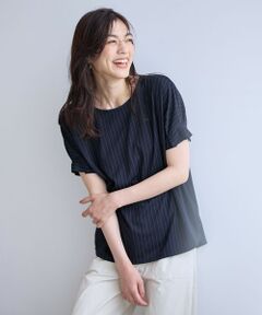 【洗濯機可】タックスリーブドルマンTシャツ