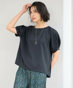 【洗濯機可/接触冷感/UVケア】パフスリーブラグランTシャツ