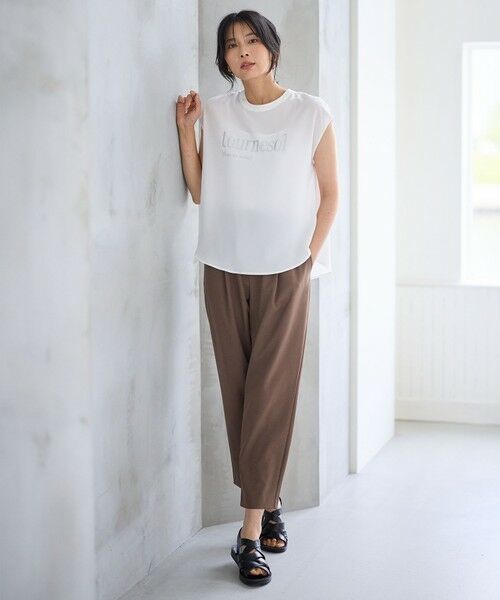 ANY / エニィ その他パンツ | 【洗濯機可/接触冷感/UVケア】イージーケアライトストレッチテーパードパンツ | 詳細8