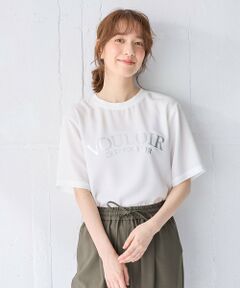 【WEB限定/UVカット/吸水速乾/接触冷感】ジョーゼットロゴ半袖Tシャツ