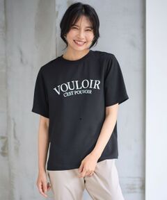 【WEB限定/UVカット/吸水速乾/接触冷感】ジョーゼットロゴ半袖Tシャツ