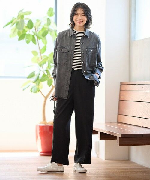 ANY / エニィ シャツ・ブラウス | 【洗濯機可】パールボタンデニムシャツ | 詳細2