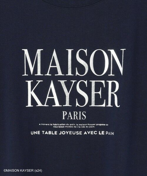 any FAM / エニィファム カットソー | 【MAISON KAYSERコラボ】箔プリントロゴ半袖Tシャツ | 詳細10