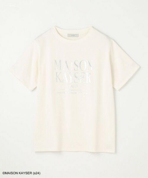 any FAM / エニィファム カットソー | 【MAISON KAYSERコラボ】箔プリントロゴ半袖Tシャツ | 詳細29