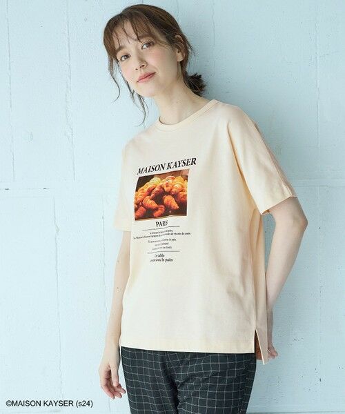 any FAM / エニィファム カットソー | 【MAISON KAYSERコラボ】フォトプリント半袖Tシャツ | 詳細2