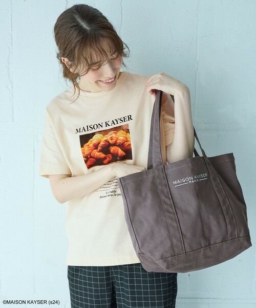 any FAM / エニィファム カットソー | 【MAISON KAYSERコラボ】フォトプリント半袖Tシャツ | 詳細3