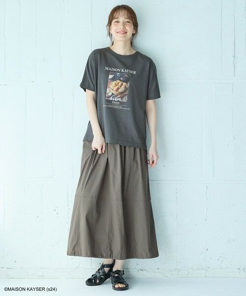 any FAM / エニィファム カットソー | 【MAISON KAYSERコラボ】フォトプリント半袖Tシャツ | 詳細13