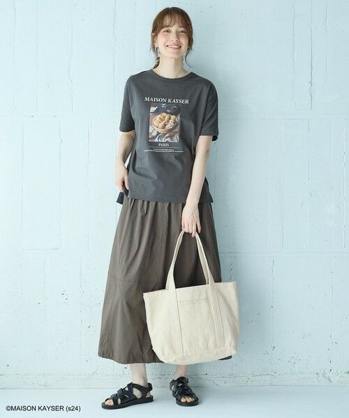 any FAM / エニィファム カットソー | 【MAISON KAYSERコラボ】フォトプリント半袖Tシャツ | 詳細14