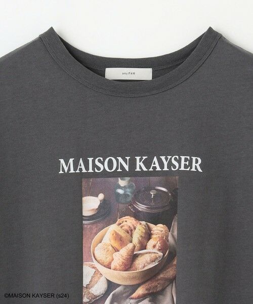 any FAM / エニィファム カットソー | 【MAISON KAYSERコラボ】フォトプリント半袖Tシャツ | 詳細17