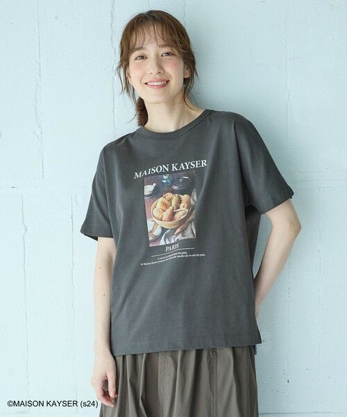 any FAM / エニィファム カットソー | 【MAISON KAYSERコラボ】フォトプリント半袖Tシャツ | 詳細9