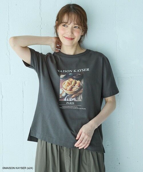 any FAM / エニィファム カットソー | 【MAISON KAYSERコラボ】フォトプリント半袖Tシャツ | 詳細10