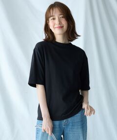 【接触冷感/UVケア】マルチファンクションモックネックTシャツ