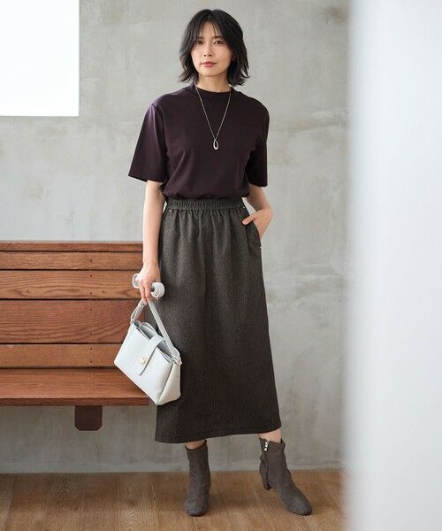 ANY / エニィ カットソー | 【接触冷感/UVケア】マルチファンクションモックネックTシャツ | 詳細2