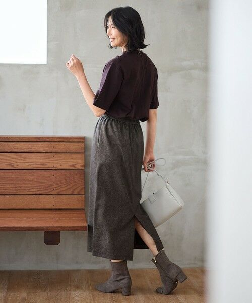 ANY / エニィ カットソー | 【接触冷感/UVケア】マルチファンクションモックネックTシャツ | 詳細4