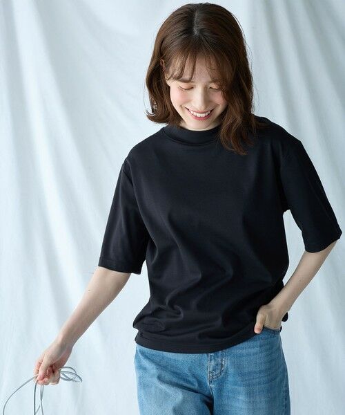 ANY / エニィ カットソー | 【接触冷感/UVケア】マルチファンクションモックネックTシャツ | 詳細26