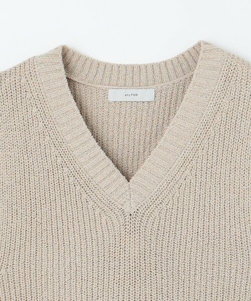 ANY / エニィ ベスト | Vネックラメニットベスト | 詳細8
