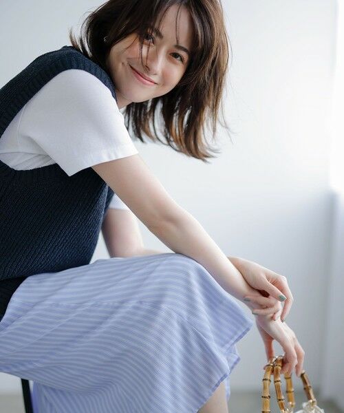 ANY / エニィ ベスト | Vネックラメニットベスト | 詳細13