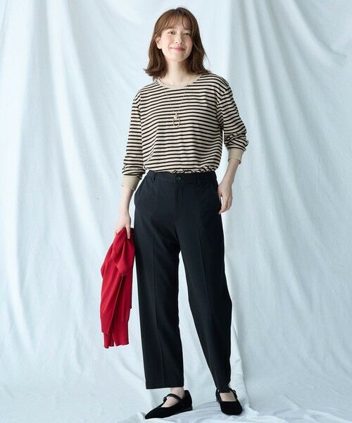 ANY / エニィ カットソー | 【洗濯機可】リブポイントテールＴシャツ | 詳細18