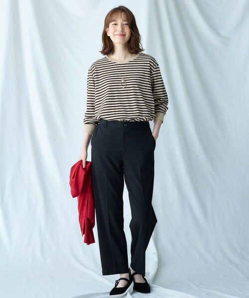 ANY / エニィ カットソー | 【洗濯機可】リブポイントテールＴシャツ | 詳細20