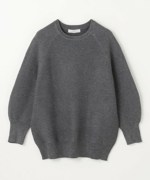 ANY / エニィ ニット・セーター | 【洗濯機可/6色展開】ラウンドネックガーターニット | 詳細4