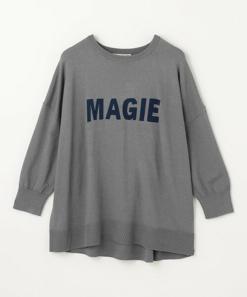 洗濯機可】インターシャロゴニット （ニット・セーター）｜ANY